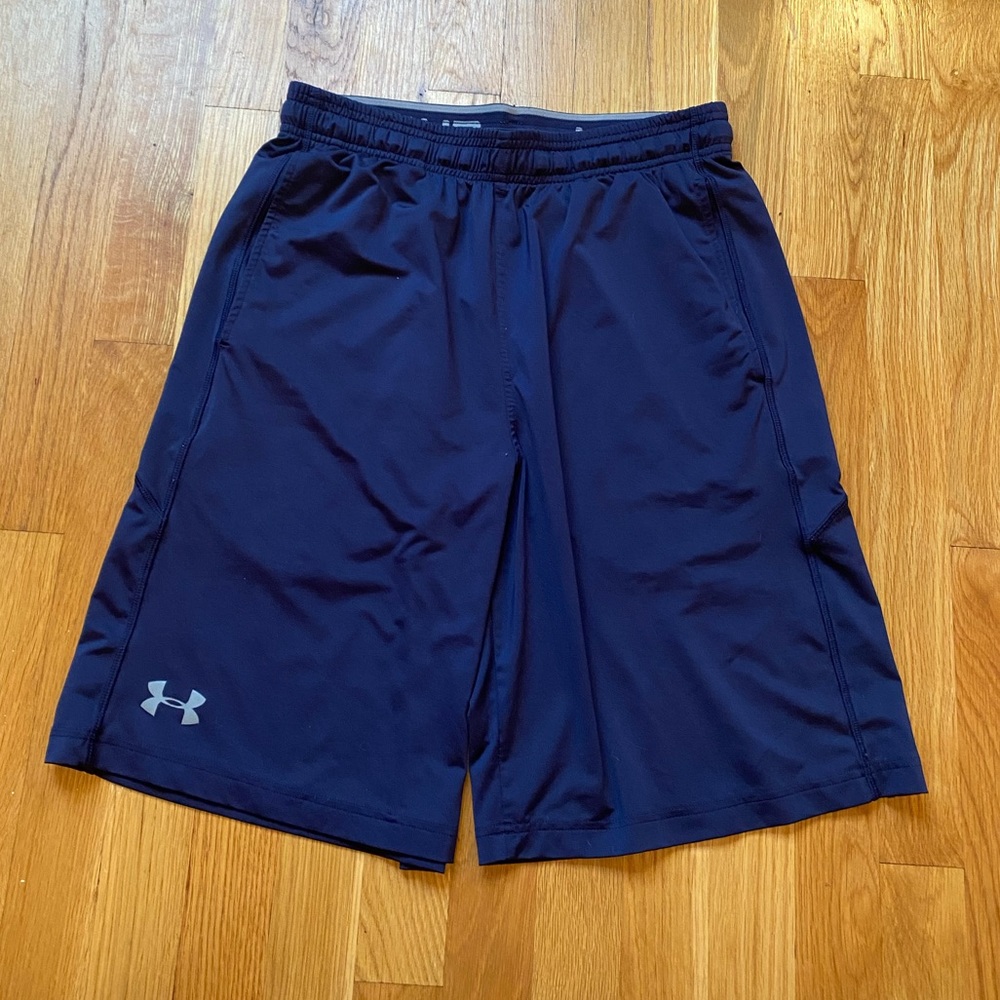 Under Armour Men’s Navy Blue Heatgear Shorts